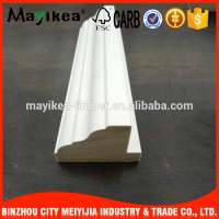 Chinese high quality home decorative white primed MDF wood moulding