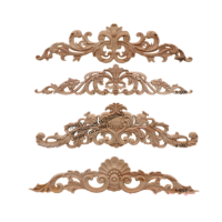 Decorative Antique Wood Furniture Rosette Onlays And Appliques Carvings For Wall