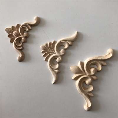 Wood Carved Appliques small embellishments for furniture