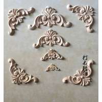 Wood Ornaments Decoration Wall Hangings Appliques and Onlays