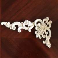 Wood wall applique onlays Rosette for door